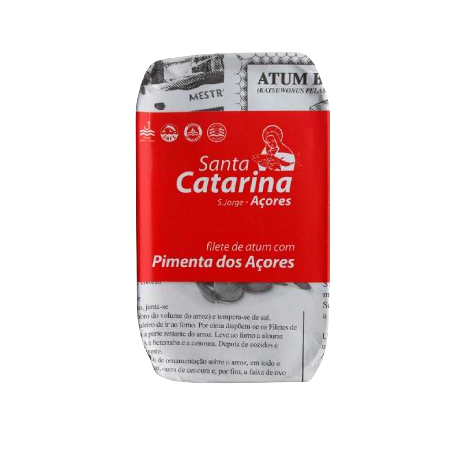 Santa Catarina Gourmet Tuna Fillets with Azorean Pepper and Olive Oil-120gr