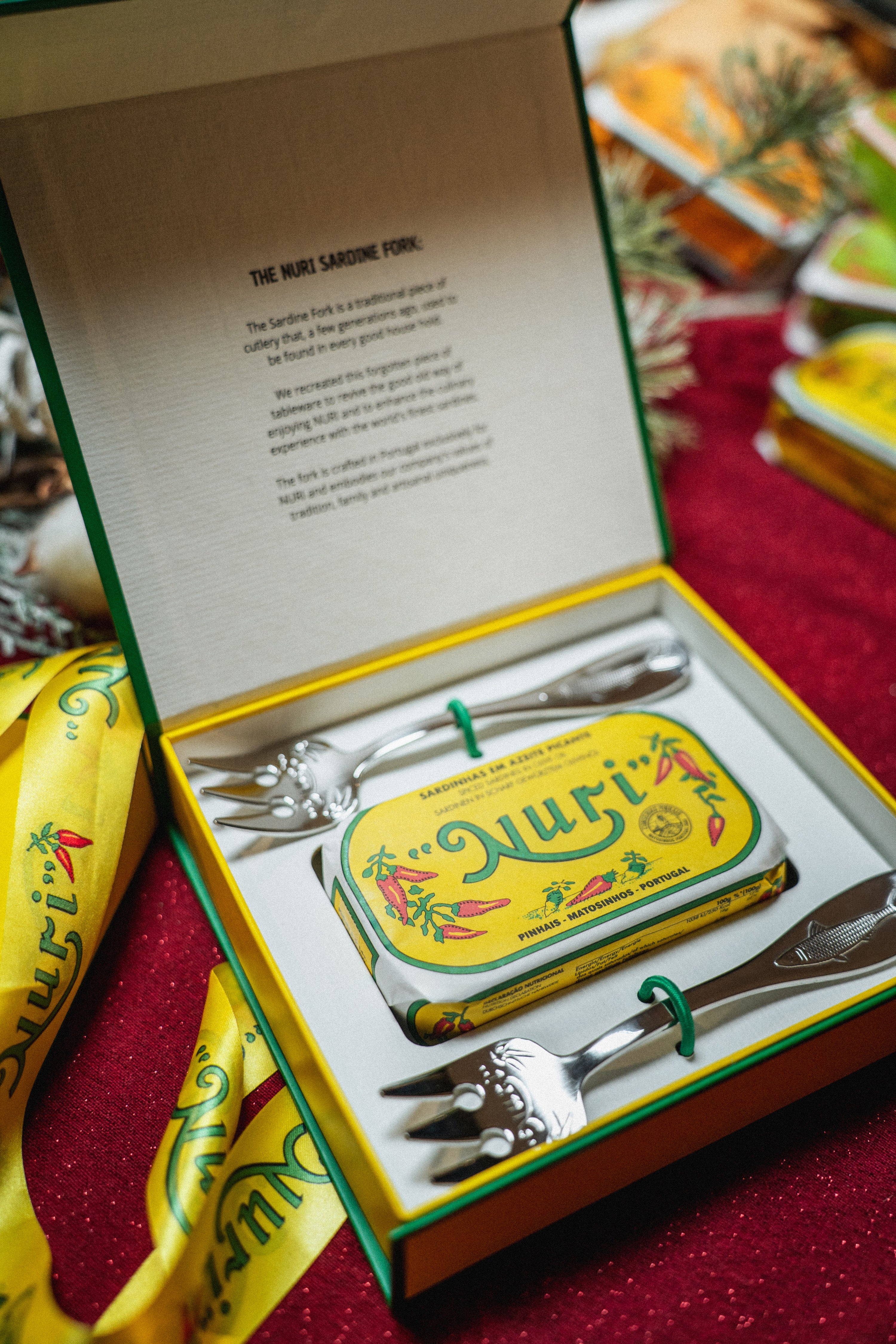 Nuri Sardine Fork Set with Spiced Sardines