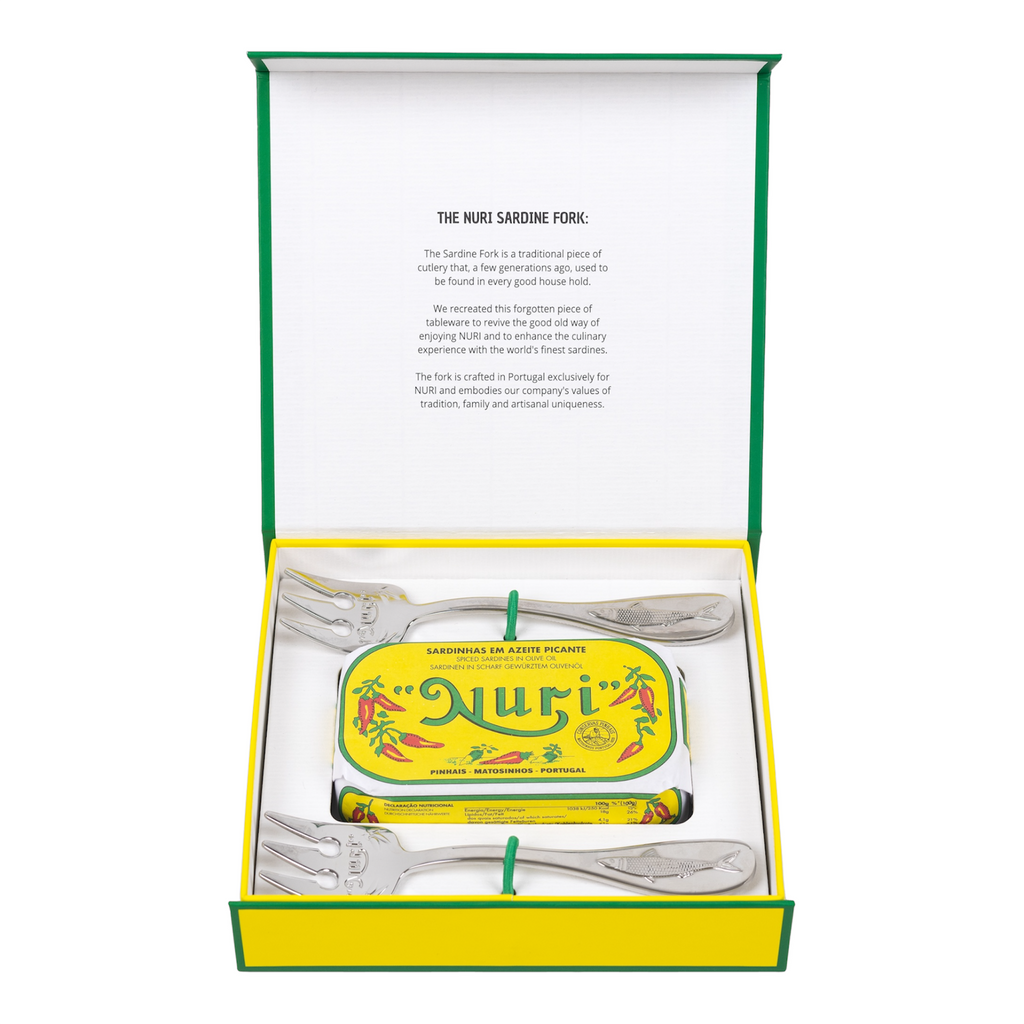 Nuri Sardine Fork Set with Spiced Sardines