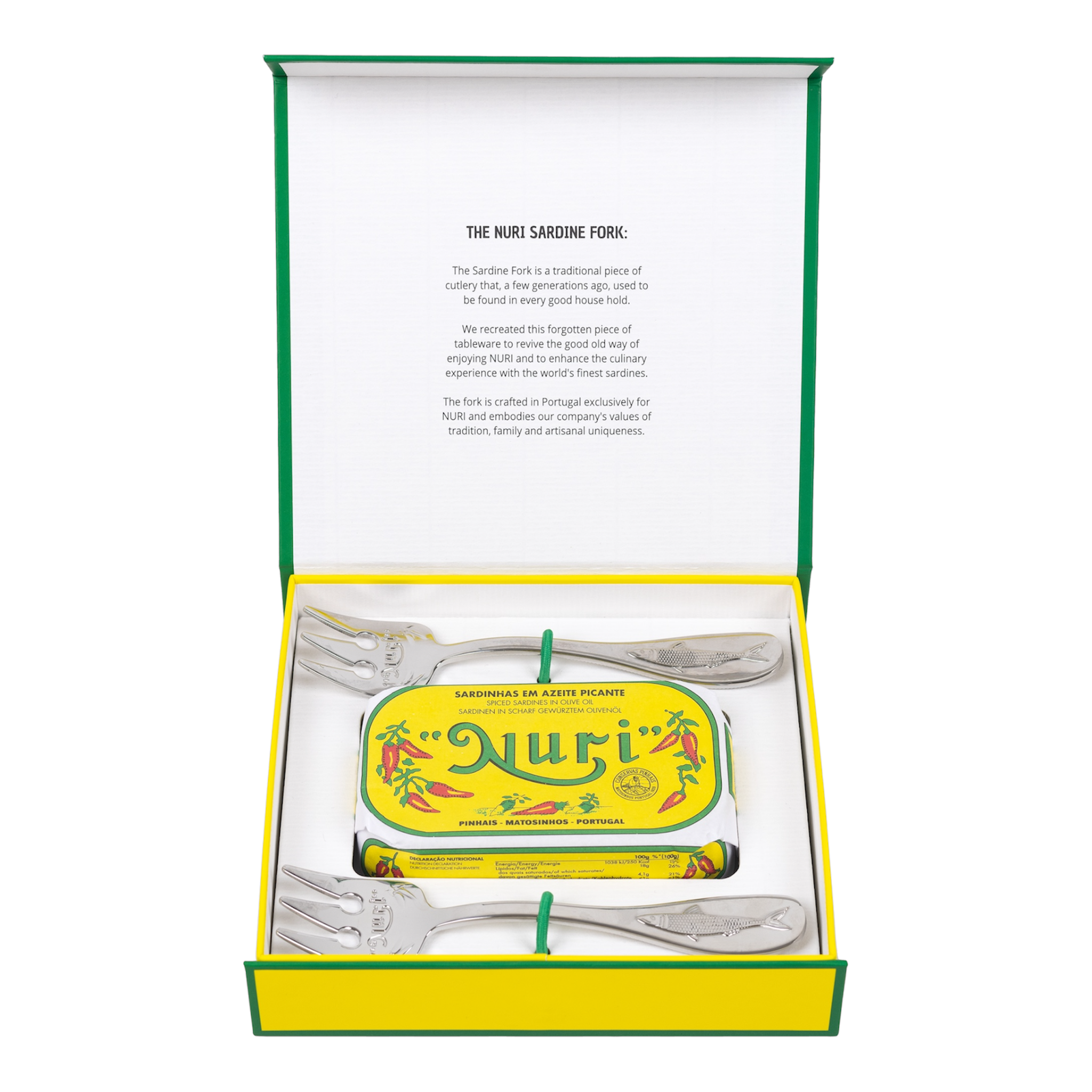 Nuri Sardine Fork Set with Spiced Sardines